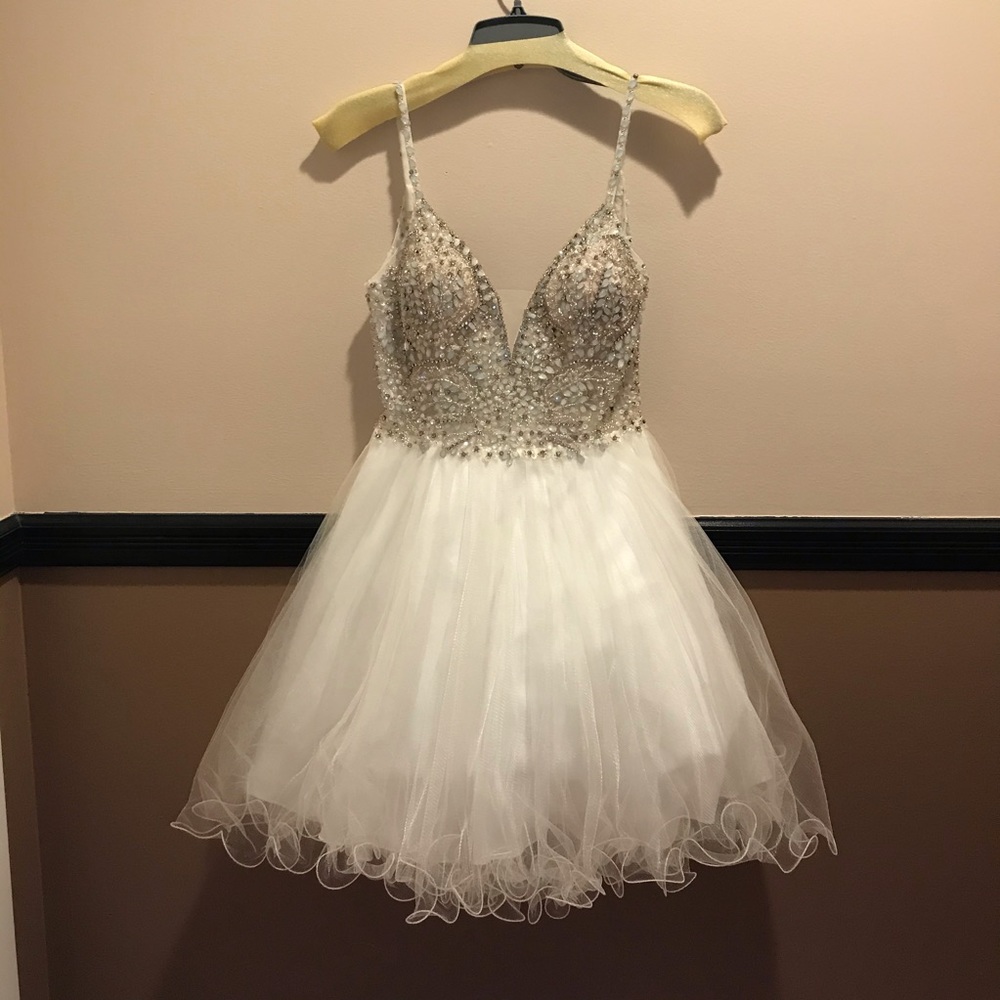 White Homecoming Dress